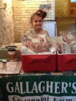Gallagher's Centennial Farm Farmer's Market Booth